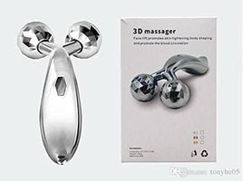3D Massager, Stainless Steel, Back, Muscles, Silver