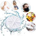 2In1 Mini Washing Machine Portable Rotating Ultrasonic Turbine Washer - UNOFLASH