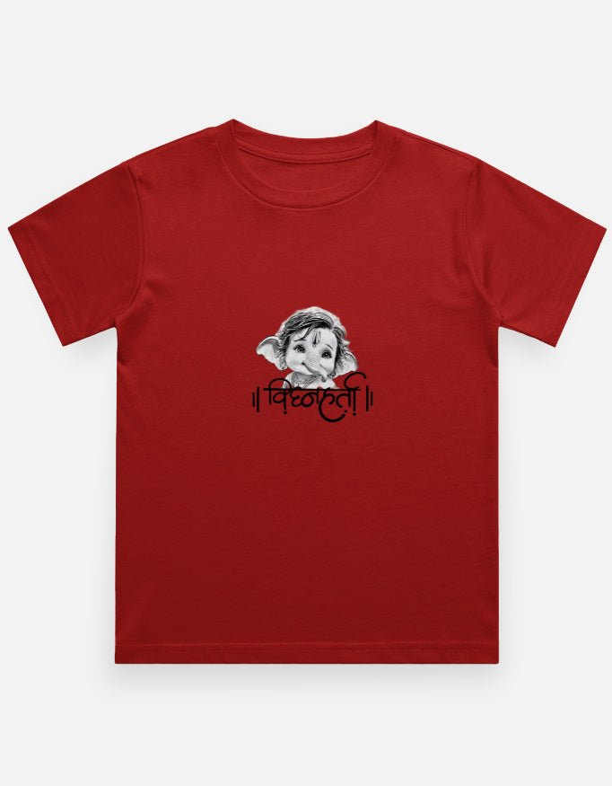 Boy's Crew Neck T-Shirt - UNOFLASH