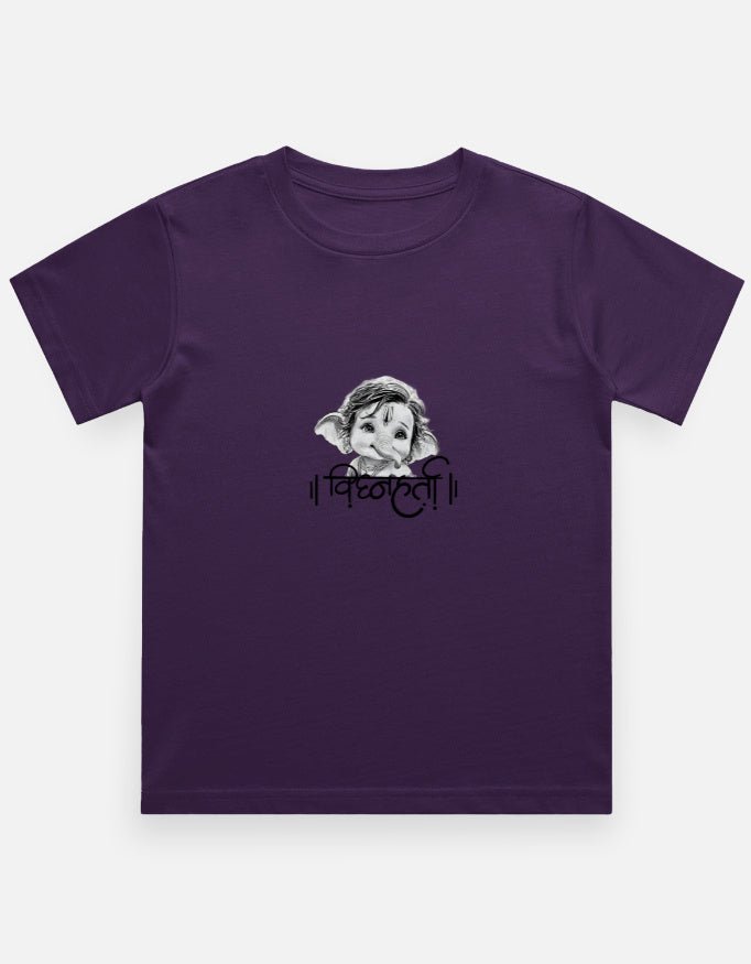 Boy's Crew Neck T-Shirt - UNOFLASH