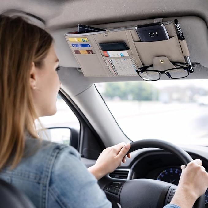 Car Sun Visor Organizer - UNOFLASH