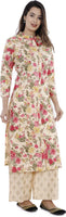 Pure Cotton Kurti for Women (Cream, S)