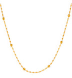 Womens Artificial ballchain necklace long length in metal 
F9 quality