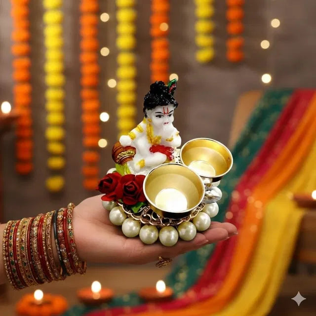 Kanha Tilak Plate, 6 Inches