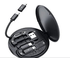 Mini Multi-Functional Fast Charging Data Cable Set (Pack of 1)