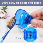 Protector for Bathroom Home Travel Toothbrush Case (Pack of 4)