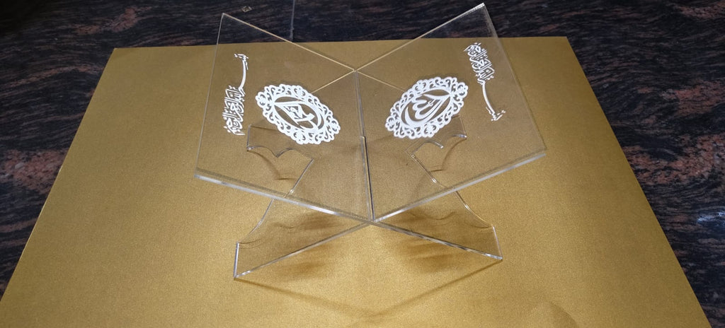Crystal rehal book stand - UNOFLASH