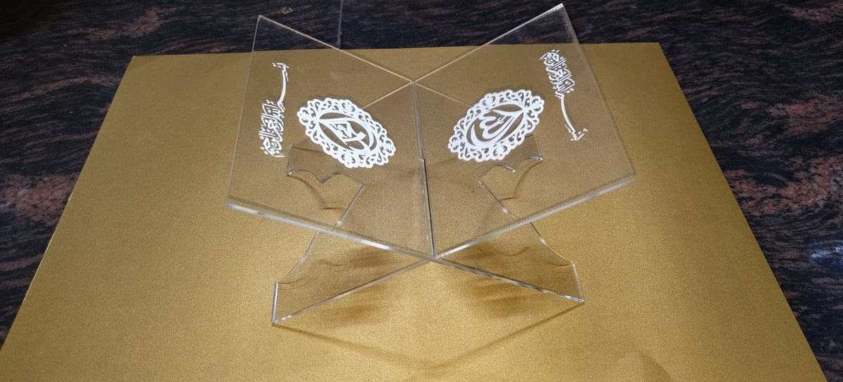 Crystal rehal book stand - UNOFLASH