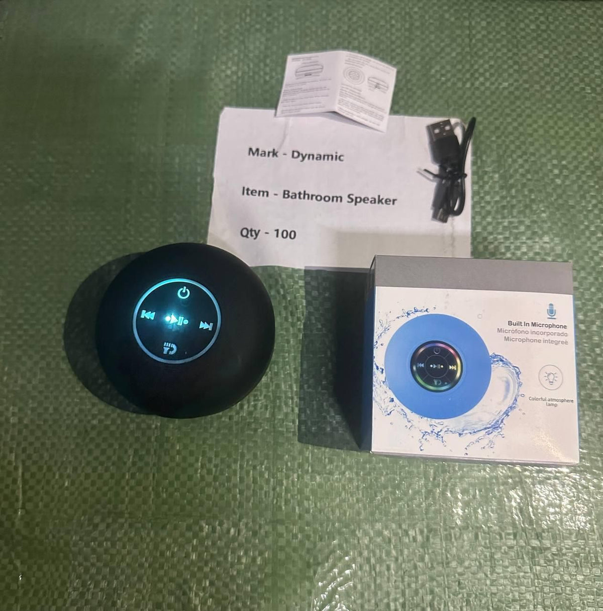 Large Suction Cup Waterproof Bluetooth Speaker - UNOFLASH