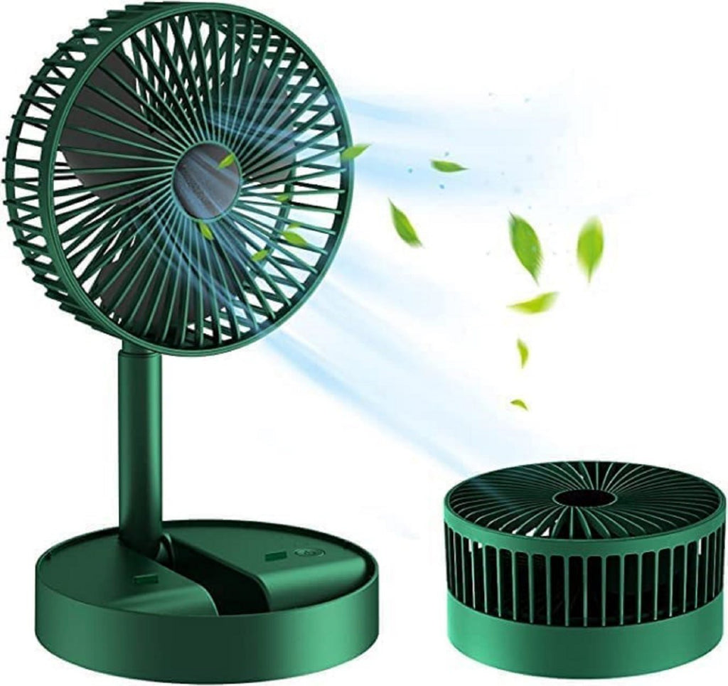 Mini Foldable USB Rechargeable Desk Fan Electric Desktop Fan - UNOFLASH
