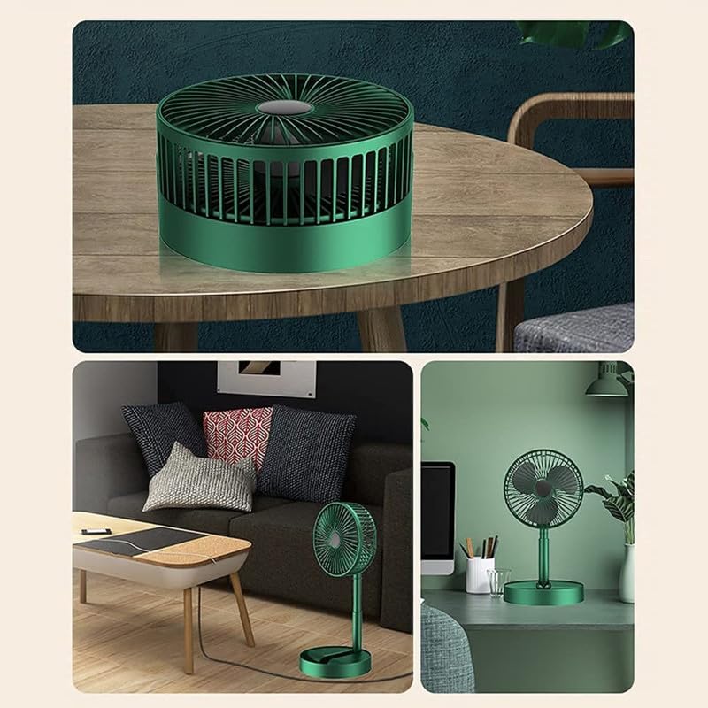 Powerful Rechargeable High-Speed Table Desk Fan - UNOFLASH