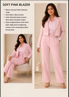 Soft pink blazer