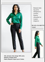 Black cigarette pant