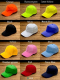 Unisex Solid Color Adjustable Summer Cap - UNOFLASH